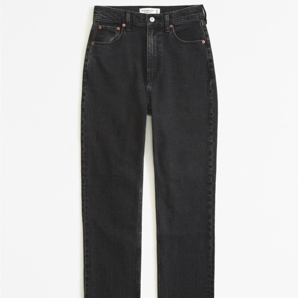 Abercrombie High rise ankle straight